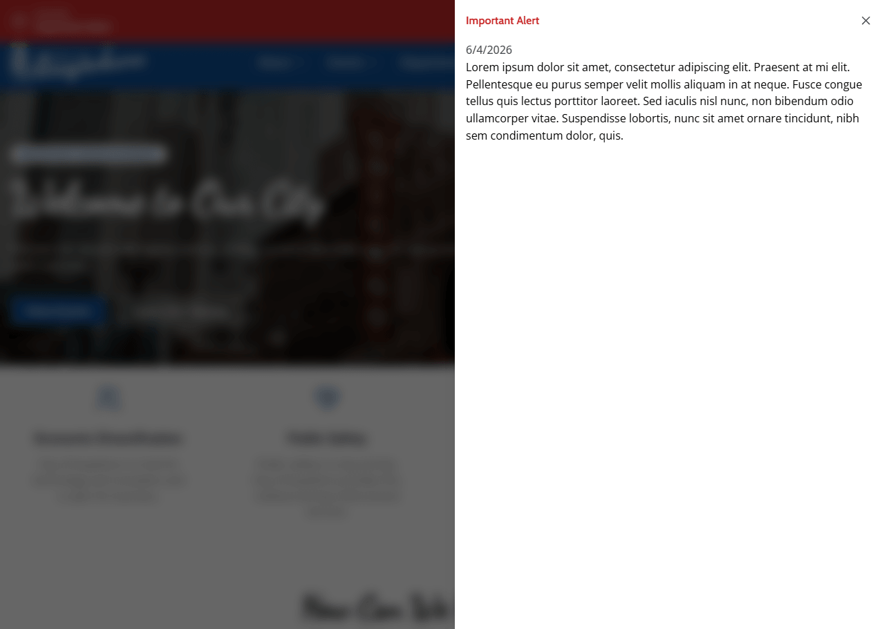 Emergency Alerts and Notifications Preview